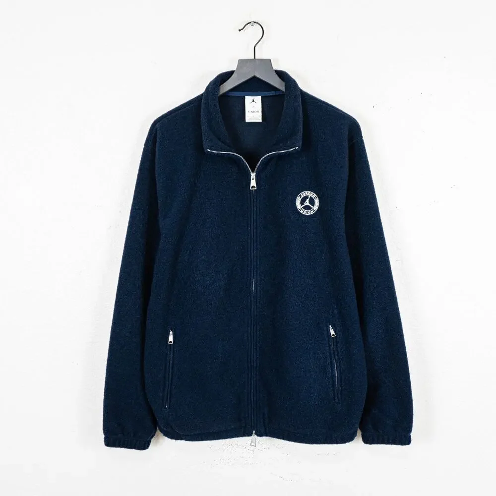 Jordan x Union LA Logo Track Jacket & Pant Set Fleece Navy size Large